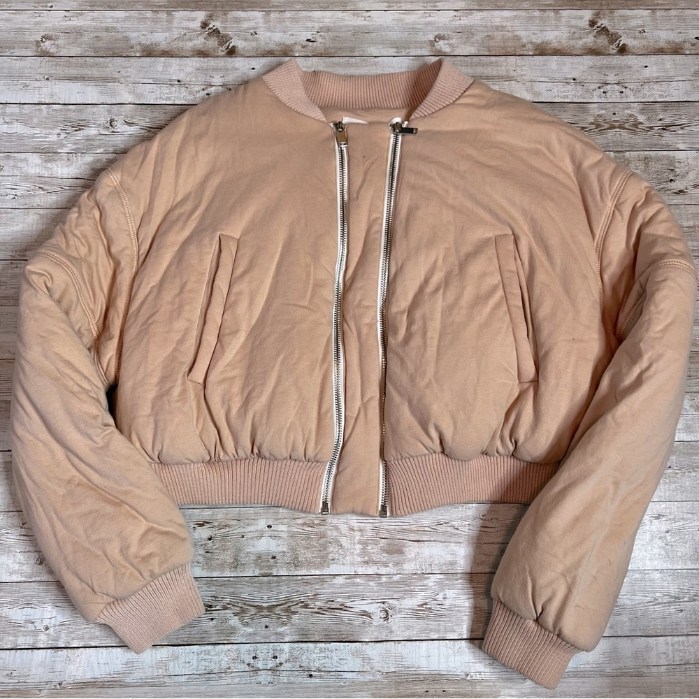 💚Zara quilted bomber jacket - Picture 1 of 8